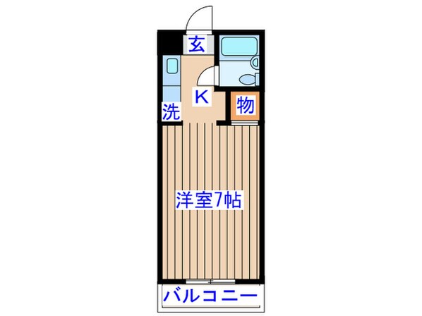 青山コ－ポ３の物件間取画像